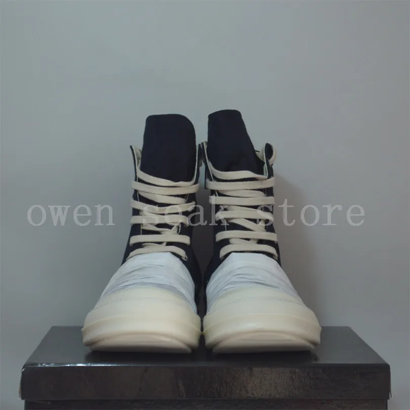 Кроссовки женские холщовые с высоким берцем на шнуровке молнии | Обувь