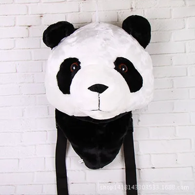 Популярный рюкзак 2018 года с объемной головой тигра плюшевый мультяшными