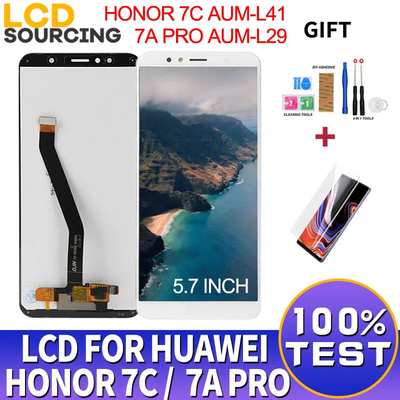 5 7 дюймов для Huawei Honor 7A PRO ЖК дисплей AUM L29 сенсорный экран дигитайзер сборки 7C L41
