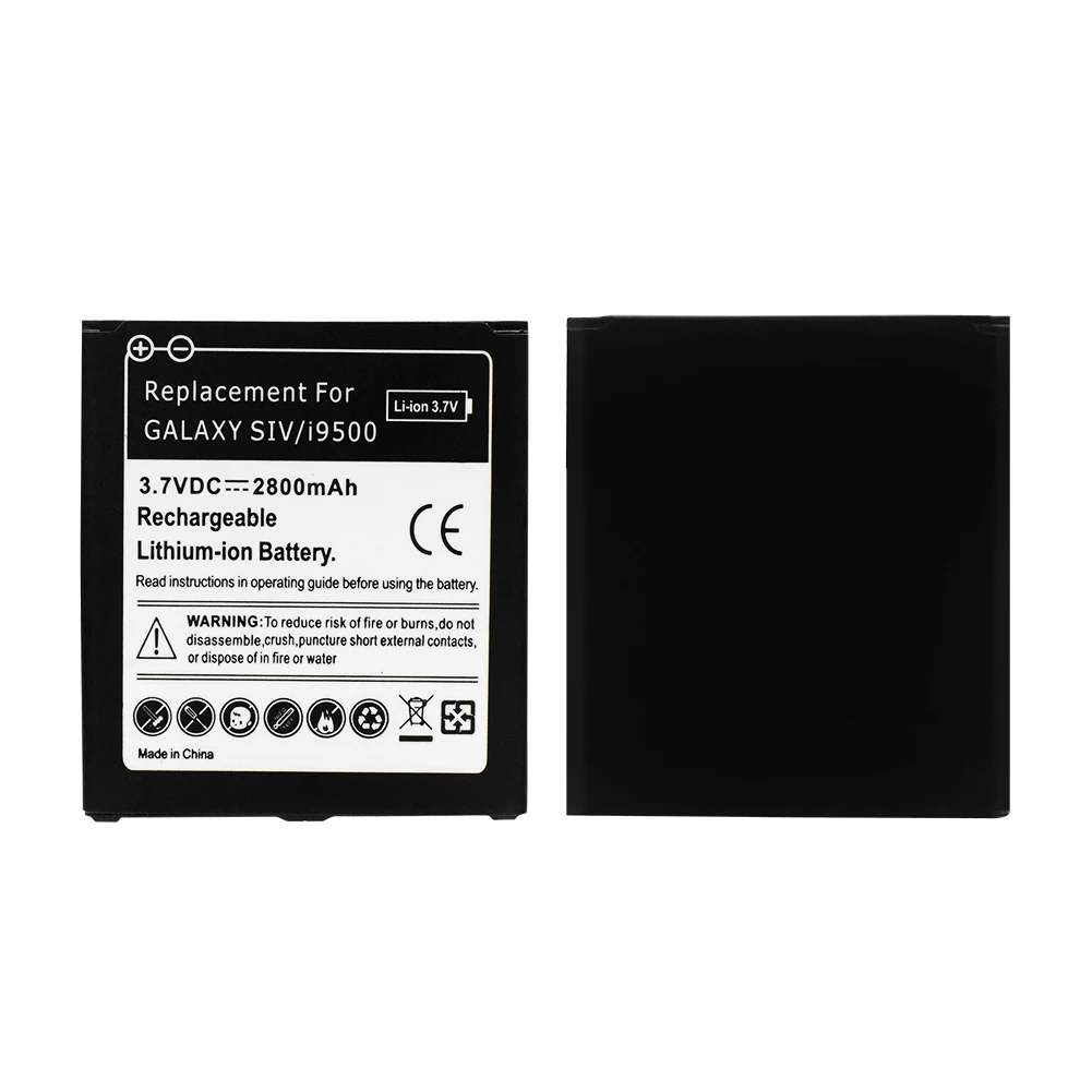 Литиевая батарея 2800mAh для Samsung S4 Bateria запасная Galaxy SIV i9500 i9505 i9500|Аккумуляторы