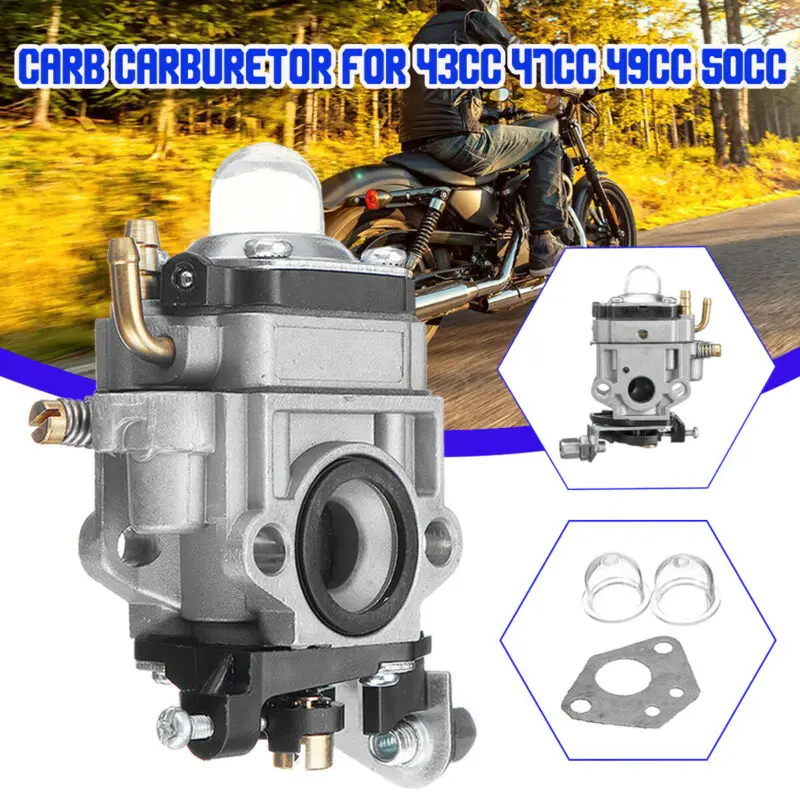 11 мм карбюратор для 43 47 49 cc 50cc 2 х тактный Strimmer триммер косилка кусторез скутер