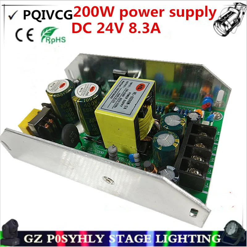 

200W power supply DC24V 8.3A moving head light .led par power professional stage equipment 100% new