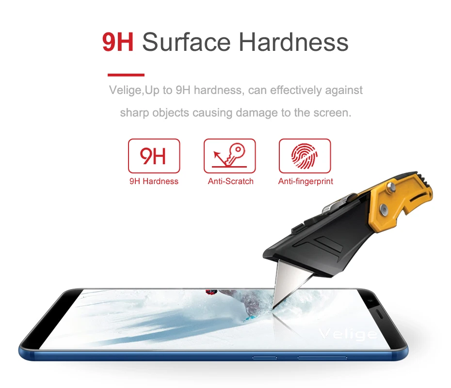 Закаленное стекло для Huawei Honor 7X Honor7X 7X9H 2 упаковки|Защитные стёкла и плёнки