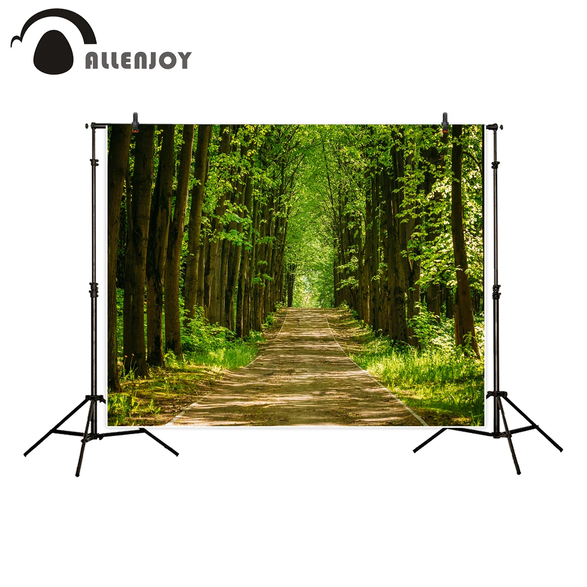 Allenjoy фоны для фотостудии дорожка Дорога зеленые деревья лес Красивая дорога