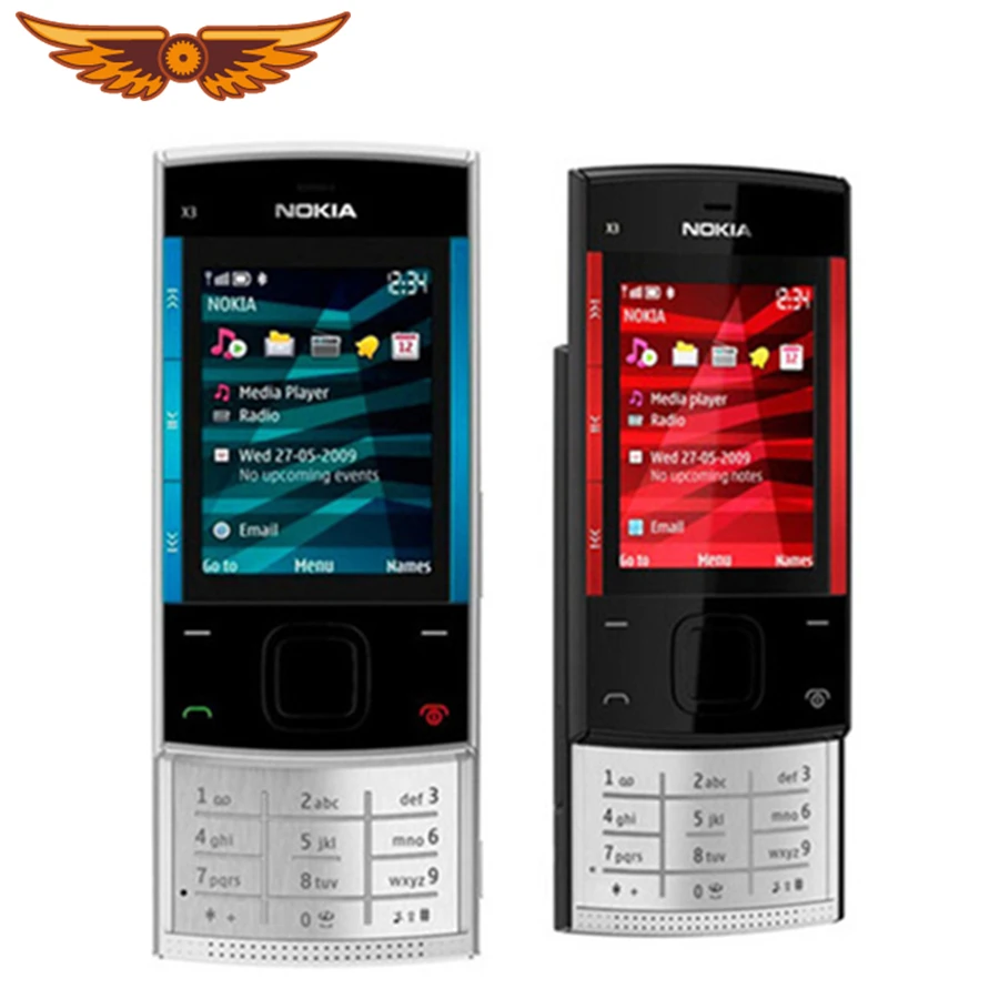 Оригинальный разблокированный Nokia 2 МП дюйма 860 мАч Bluetooth с поддержкой русской