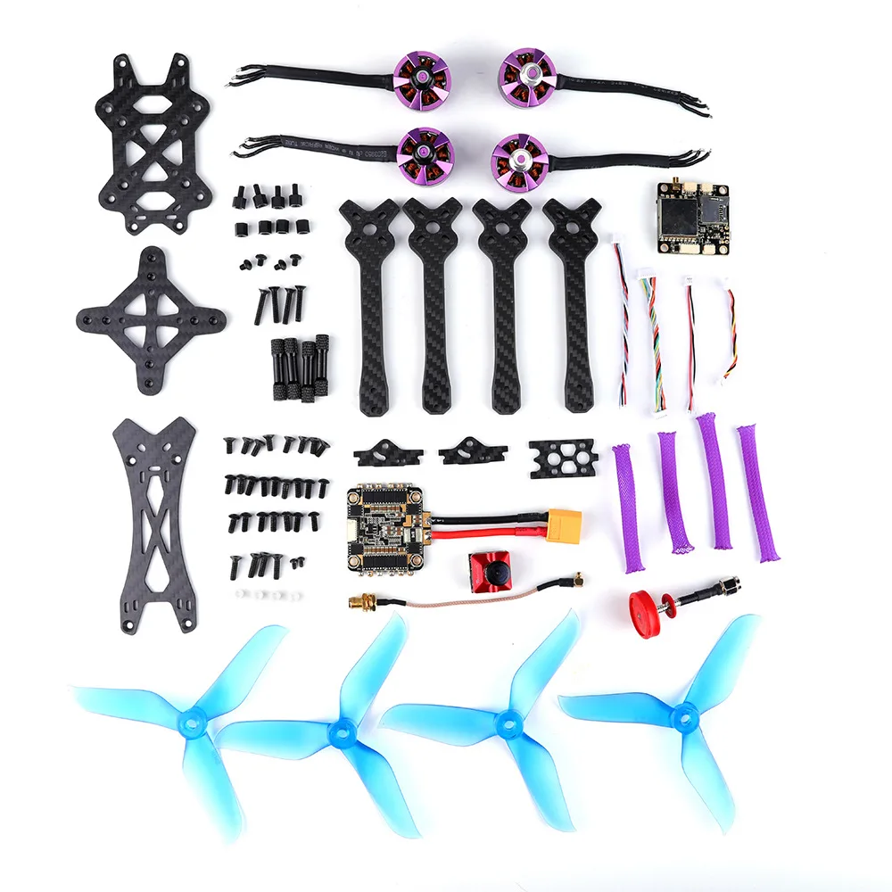 Гоночный Дрон Tero Q215 FPV F4 PRO+ V2 FC 35A 2-6S Blheli-S 4в1 ESC 5,8G VTX 800TVL камера Frsky XM приемник PNP/BNF