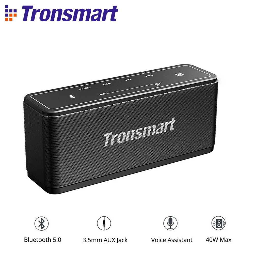 Tronsmart Mega Bluetooth динамик портативный беспроводной 3D цифровой звук TWS 40 Вт Выход NFC