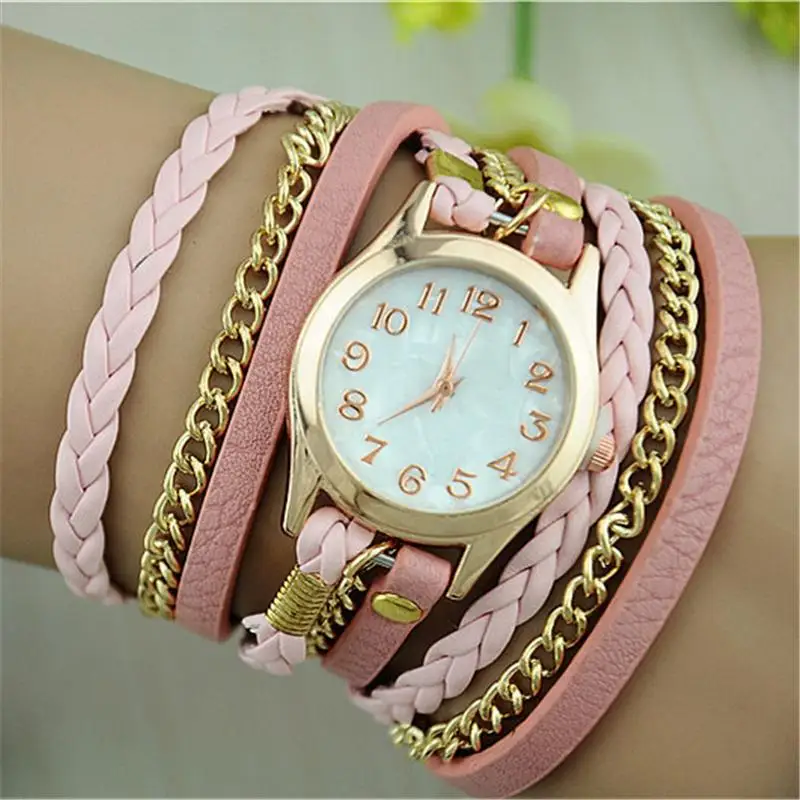 Новая мода сплава Искусственная кожа ретро Винтаж Красочные Многослойные