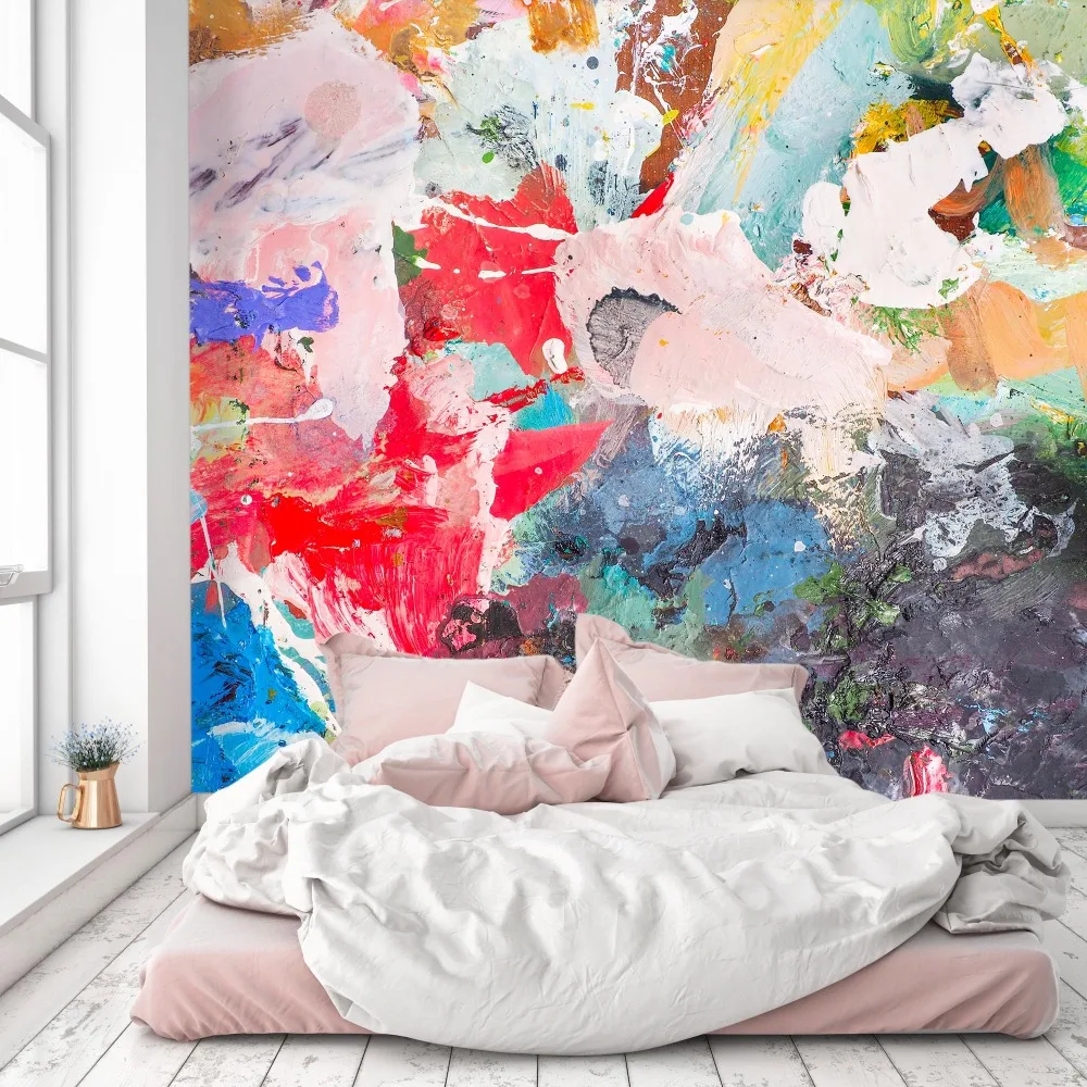 

[Self-Adhesive] 3D Watercolor Paint Graffiti 55 Wall Paper mural Wall Print Decal Wall Murals