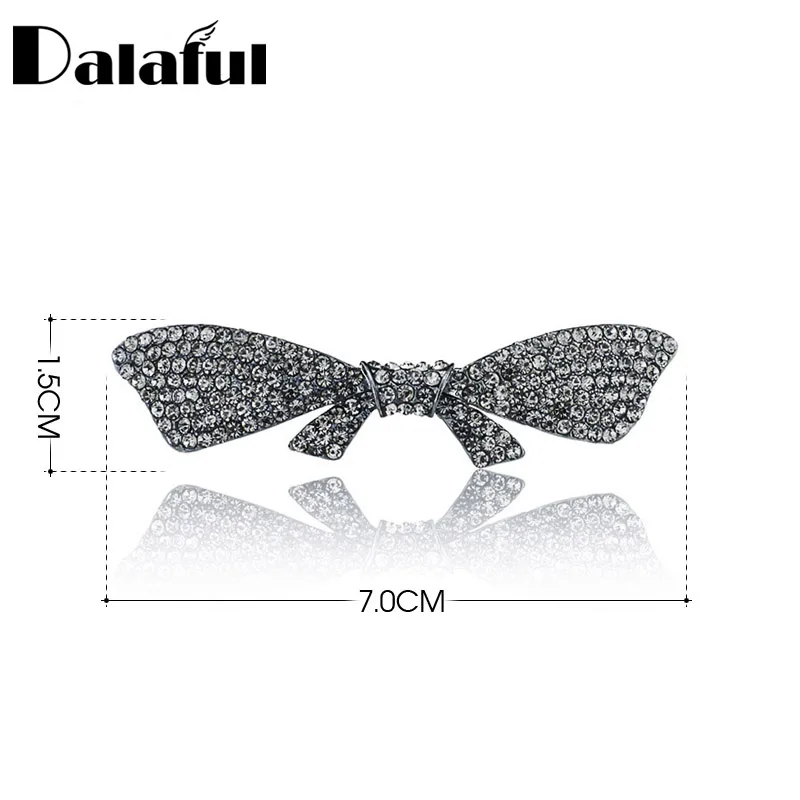 Элегантный Бант-бабочка с украшением в виде кристаллов шикарные волосы заколка