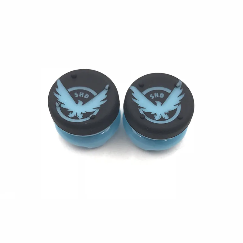 Light Blue 1 пара = 2 шт. для xbox 360 Switch Pro аналоговый джойстик удлинитель накладки на джойстик кнопка для контроллера PS 4 3 - Цвет: Light Blue