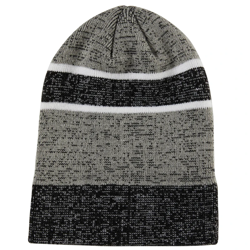 Зимняя мужская шапка из двойной ткани вязаные шапки Gorro Skullies для женщин и девочек