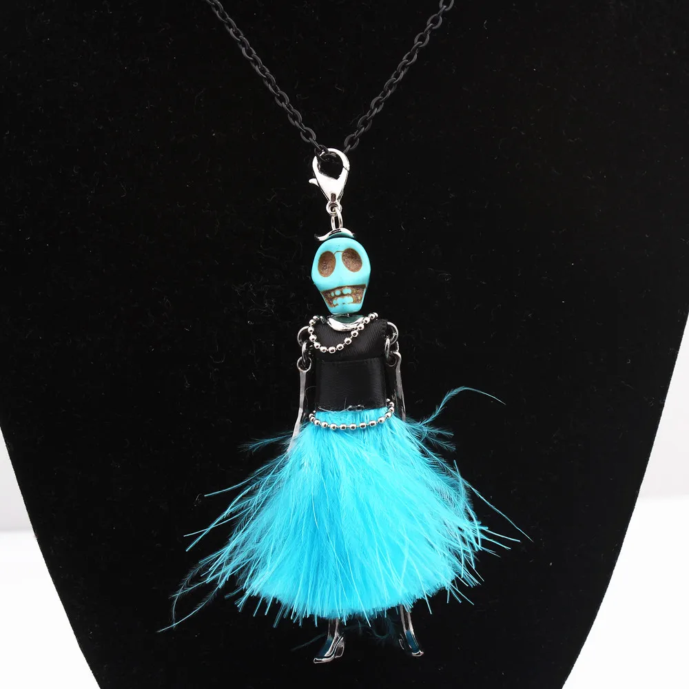 Ожерелье с кисточками для танцевальной куклы ручной работы цепочка на свитер