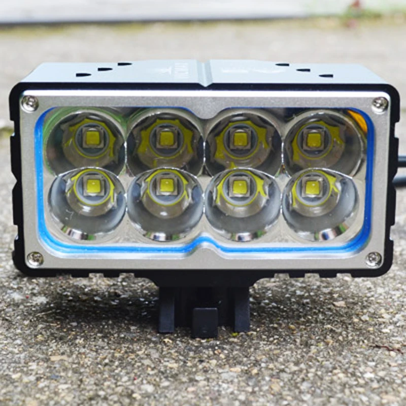 Светодиодный велосипедный светильник Walkefire 8xT6 светодиодный для велосипеда