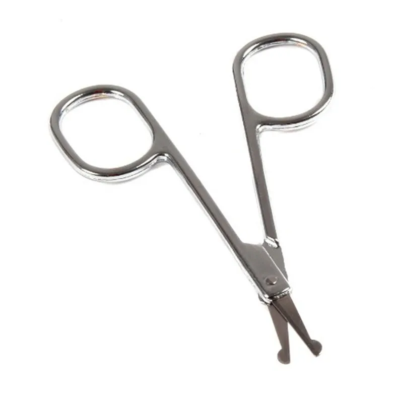 1 шт. ножницы для стрижки бровей из нержавеющей стали бритва нож удаления волос в