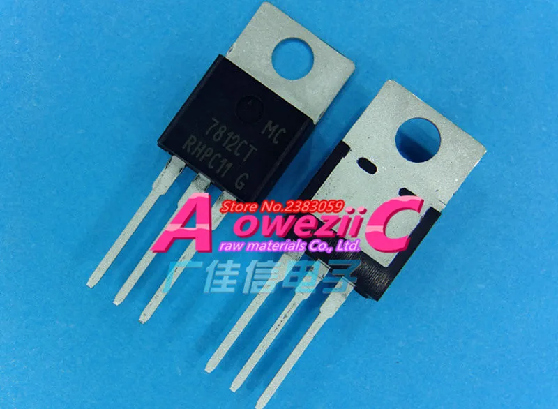 

Aoweziic 2016 + 100 новый импортный оригинальный 7812CT MC7812CT MC7812CTG TO-220 1A ток 12 в три клеммных регулятора с