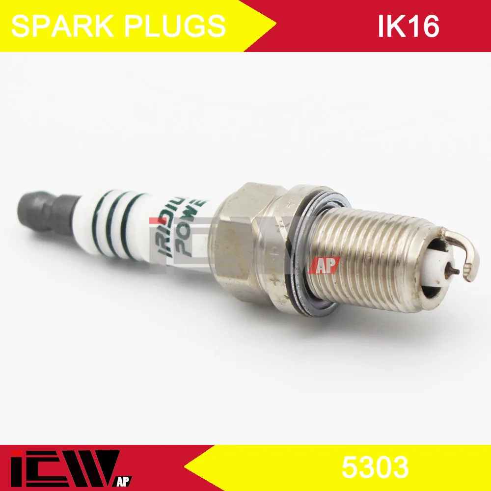4 шт./лот автомобилей IRIDIUM Power свечи зажигания IK16-5303/IK16/5303/IK16#4/5303#4 иридия 0,4 мм