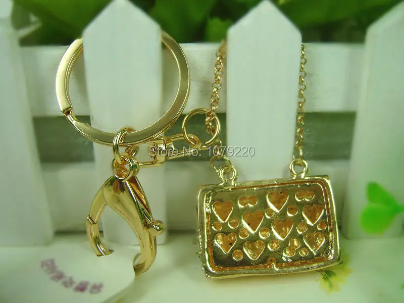 LZ Сумочка Женская мода красота брелок Подвеска со стразами автомобильный