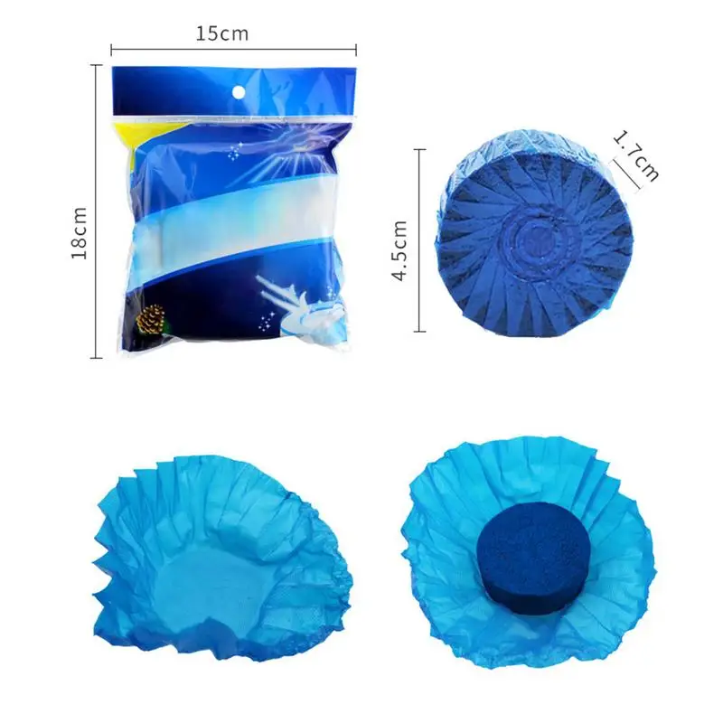 10 шт. мощный одноразовый очиститель для унитаза автоматический смывной туалет