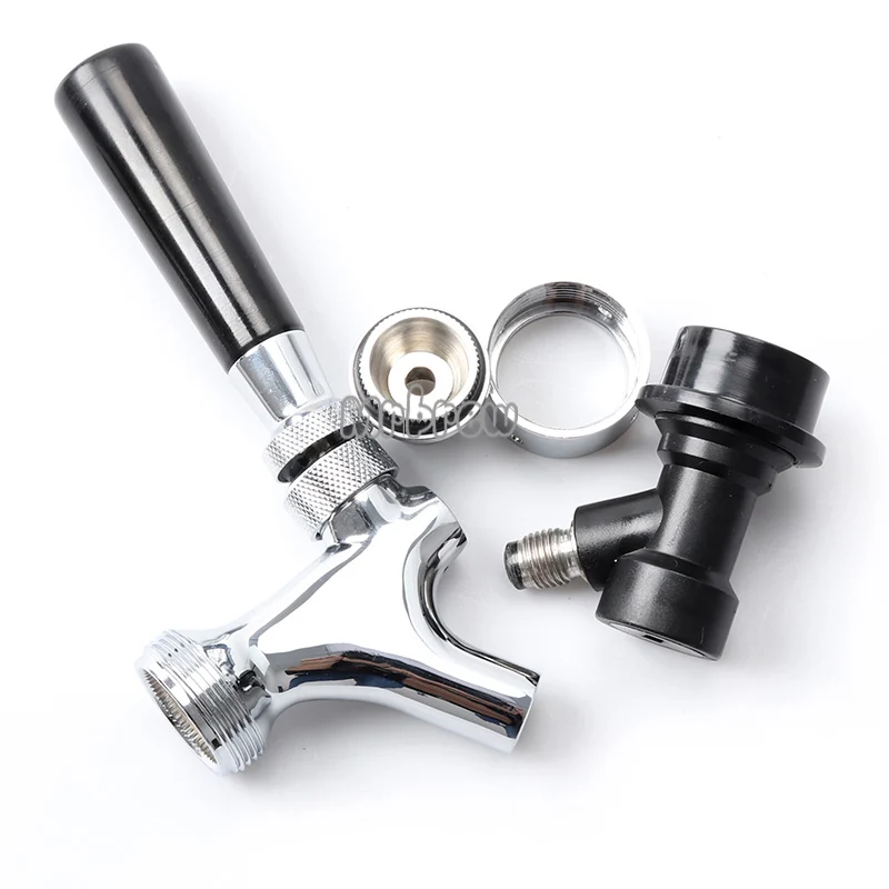 Новый полированный хромированный смеситель для пива с шариком жидкий фиксатор