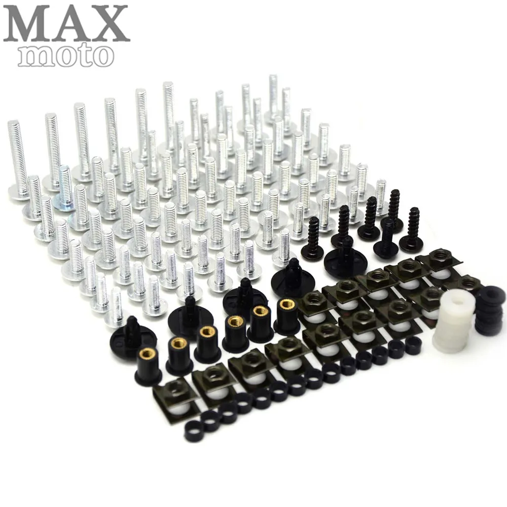 Universal Motorcycle Aluminium Fairing Bolts Fastener Clips Screw for Kawasaki W800 ZZR1200 ZRX1100 ZRX1200 ZZR1100 ZXR100 | Автомобили и