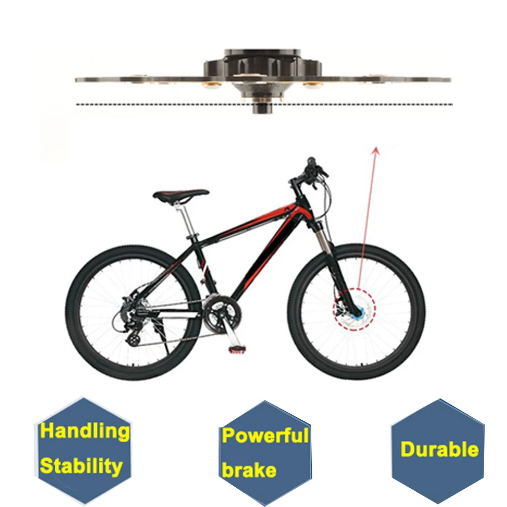 VXM велосипед MTB DH тормозной поплавок плавающие дисковые роторы r 160 мм/180 мм для MTB гидравлические Dics ТОРМОЗНЫЕ КОЛОДКИ ЗАПЧАСТИ для велосипеда