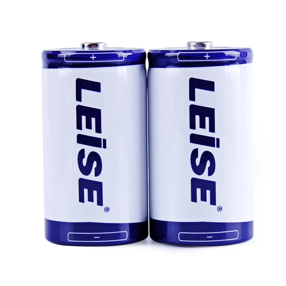 LEISE 2 шт 1 V 5000mAh Ni-MH D размер аккумуляторная батарея с высокой емкостью и прочностью