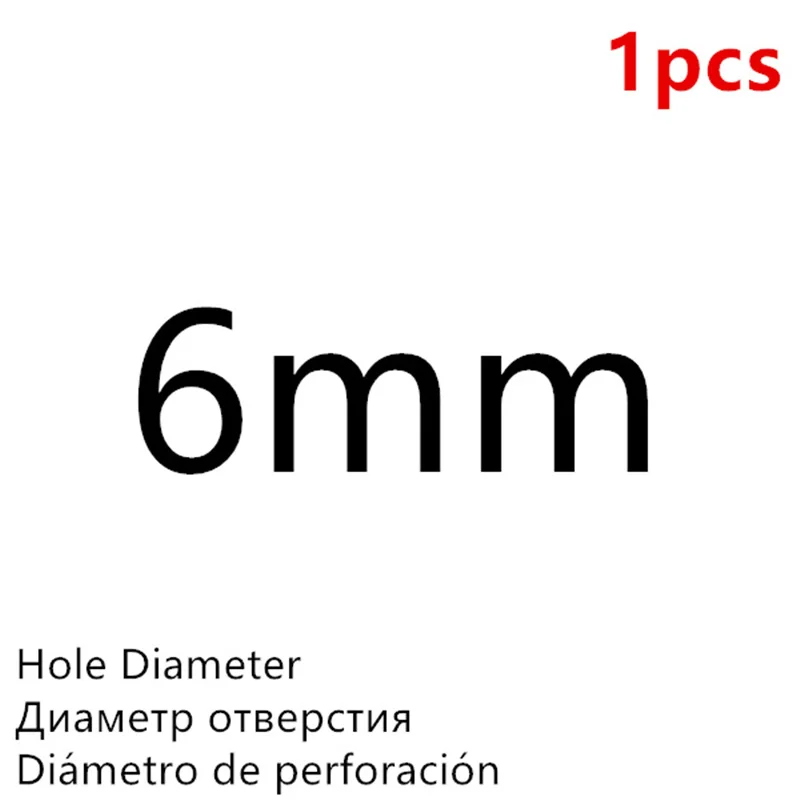 Дырокол для пробивки отверстий в коже, Круглый стальной кожаный дырокол 1 мм-30 мм для металлических прокладок, кожаных пластиковых резиновых инструментов - Цвет: 6mm - 1Pcs