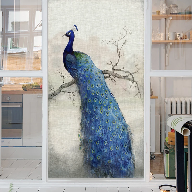 Матовая Электростатическая стеклянная пленка для ванной комнаты стикер окна