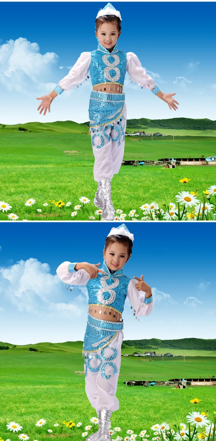 Детский индийский танцевальный костюм для танца живота | Тематическая одежда и