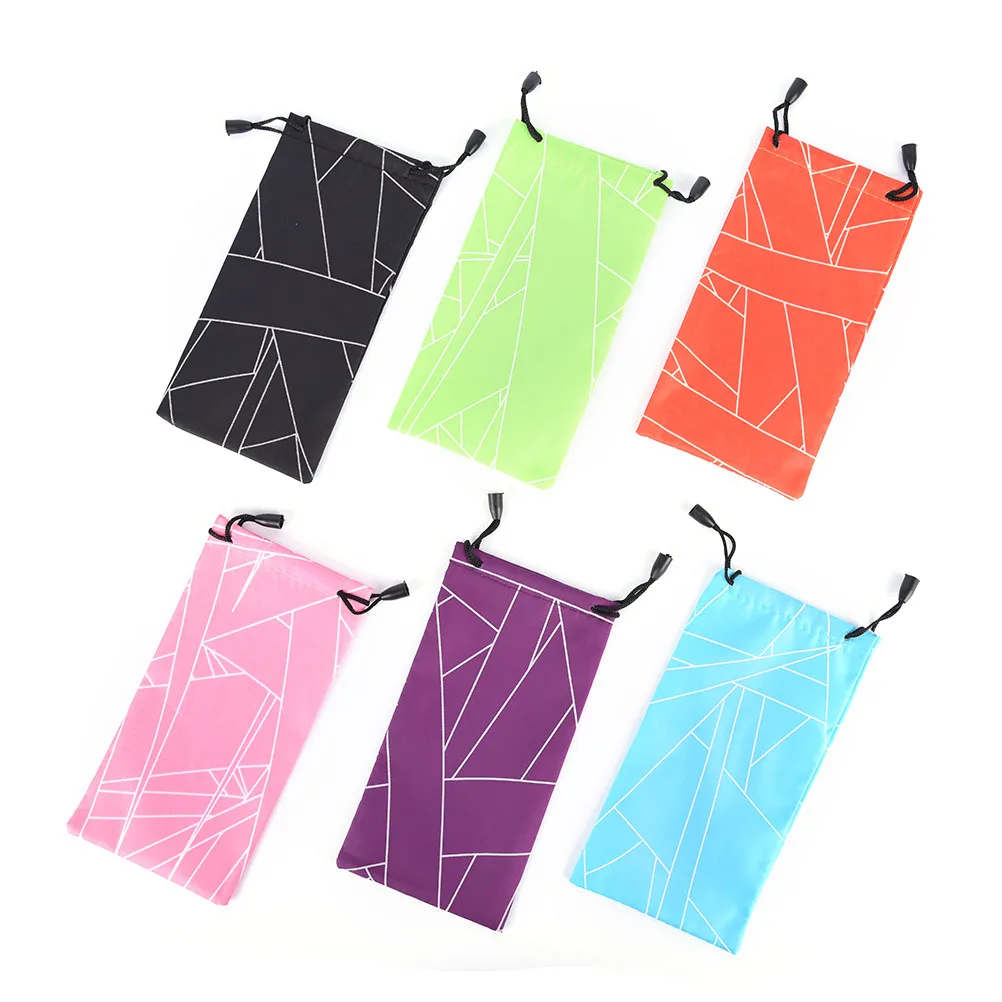 5 шт. Мягкий тканевый чистящий Оптический Чехол для очков сумка кошелек