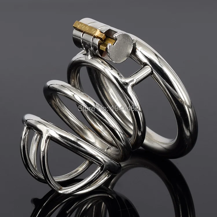 Пояс верности для мужчин металлическая клетка Мужской кольцо на член интимные