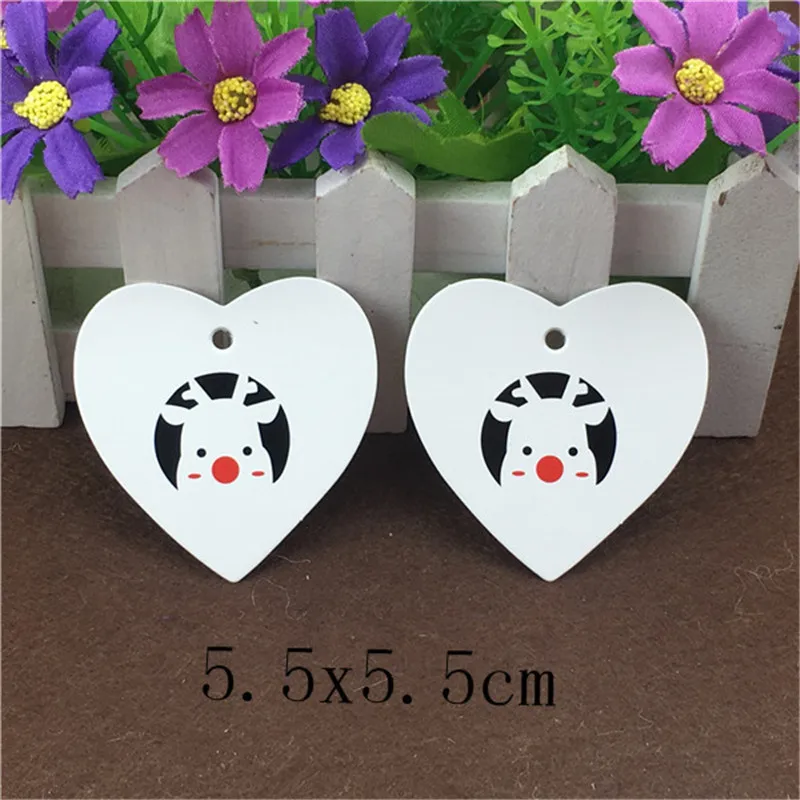 100 шт./лот Рождественская бирка для рождественской подарочной коробки конфетные