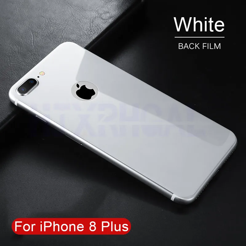 4D заднее закаленное стекло для iPhone X XR XS Max 10 полное покрытие Защита экрана для iPhone 7 8 Plus стеклянная задняя защитная пленка