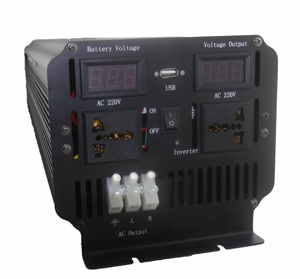 Бесплатная доставка телефон Автомобильный инвертор пиковой мощности 5000 Вт 10000 с