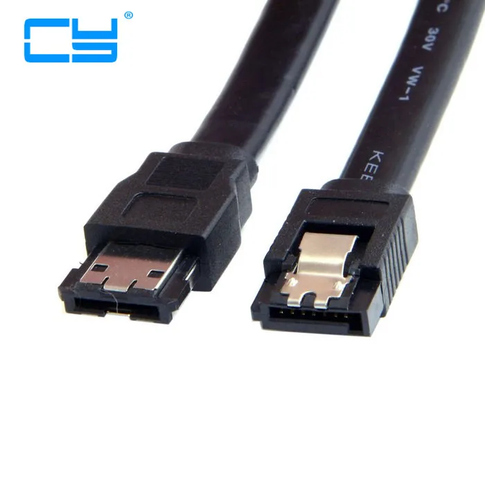 3 Гбит/с черный eSATA II к SATA 7PIN экранированный внутренний внешний жесткий диск
