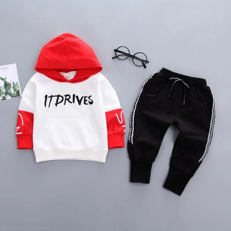 XHnewzimu White Новая детская одежда на весну-осень с персонажами из мультфильмов для мальчиков Повседневное хлопковая футболка с коротким рукавом, одежда, штаны 2 шт./компл. Одежда для маленьких детей комплект одежды для детей, спортивный костюм - Цвет: XHnewzimu White