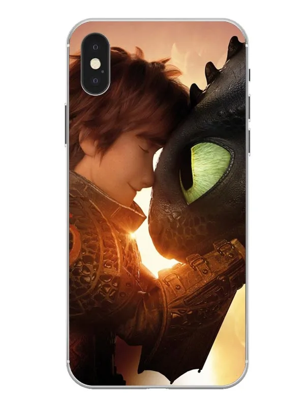 Как приручить дракона мягкие силиконовые чехлы из ТПУ для iPhone 11 Pro MAX 2019 5 5S SE 6 6SPlus 7