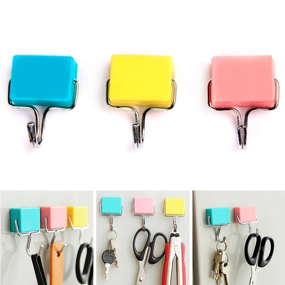 Lovely Candy Color Ultra-Powerful Super Strong Magnetic Hanger Hook Microwave Oven Kitchen Refrigerator Magnet #704 | Дом и сад