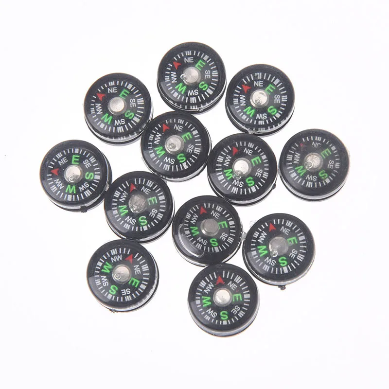 

12Pcs/Dozen 12mm Mini Button Compasses Portable Handheld Outdoor Sports Camping Travel Hiking Hunting Emergency Survival Compass