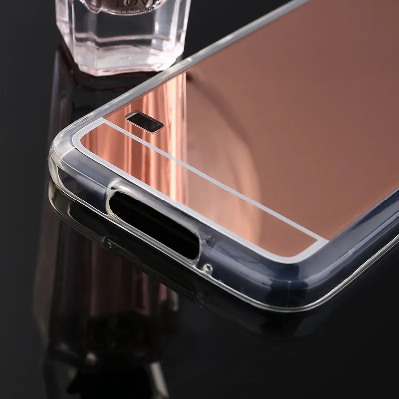 Роскошный зеркальный чехол для Samsung Galaxy S5 мягкий из ТПУ i9600 G900F G900A задняя крышка |