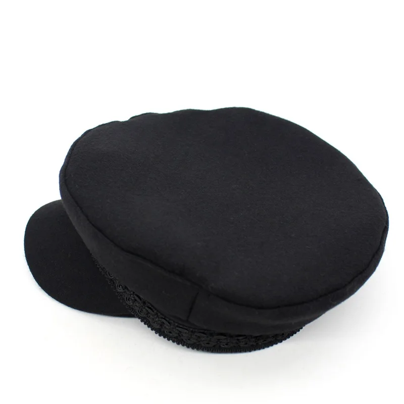 Minhui 2018 Новая модная кружевная черная шляпа женские военные шляпы Gorras женская