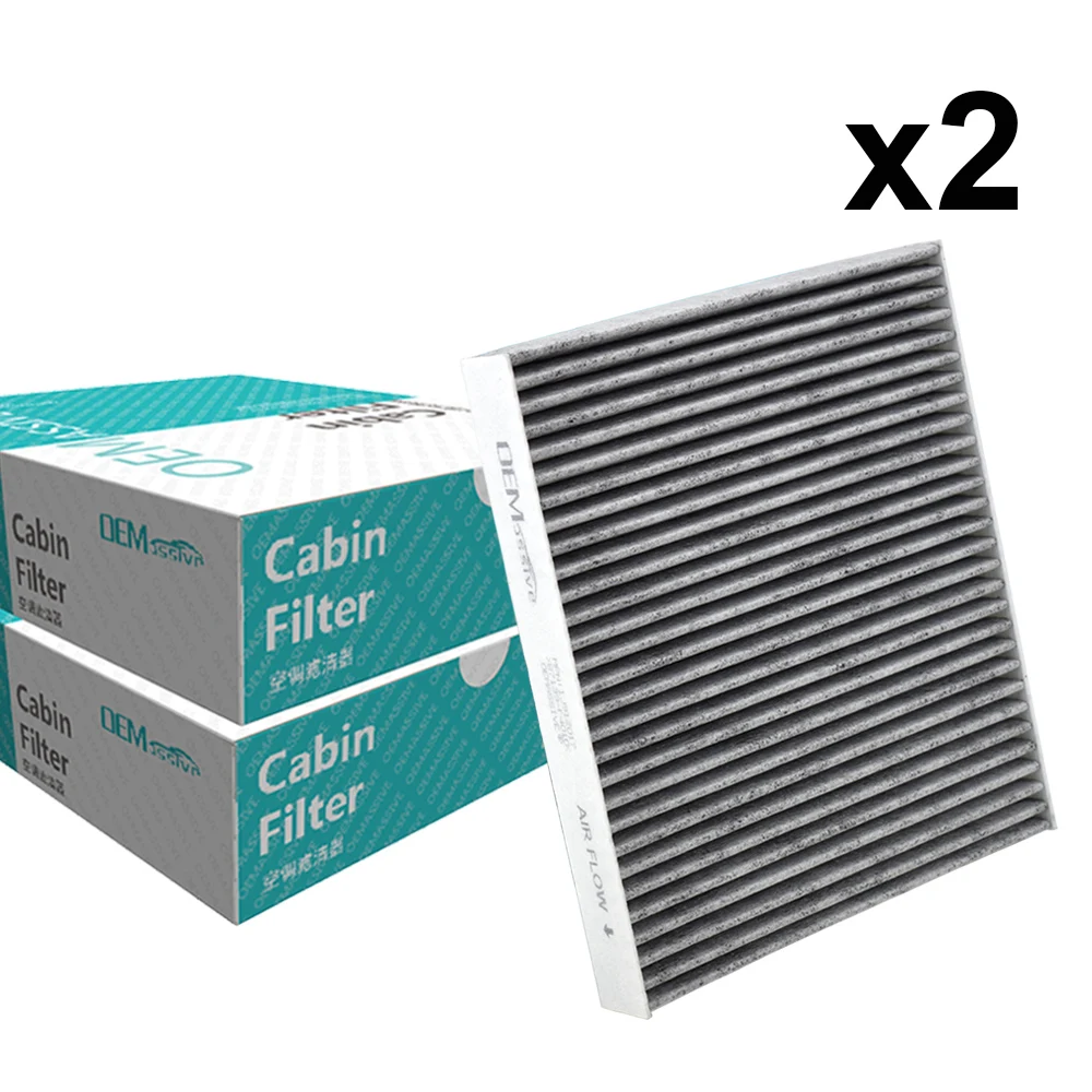 2 шт. автомобильные аксессуары активированный углеродный воздушный фильтр