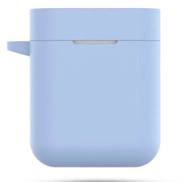 Blue Силиконовый чехол для Xiaomi airdots Pro true беспроводные Bluetooth наушники противоударные сумки для Xiaomi airdots чехол - Цвет: Blue