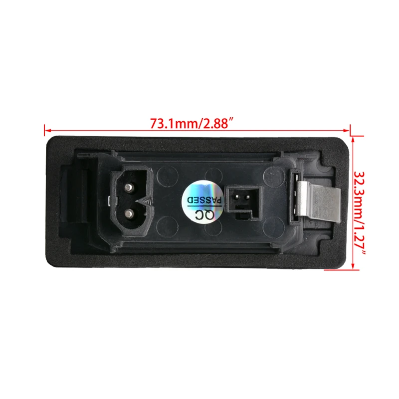 KATUR 2 шт. E маркировка OBC без ошибок 24SMD светодиодный ная лампа номерного знака для