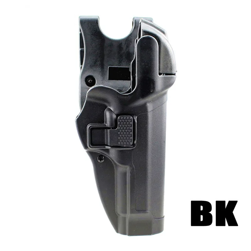 TB-FMA, тактическая кобура, 3 уровня удержания, автоматическая блокировка, кобура для пистолета, для правой руки, пояс, петля для Beretta 92/96 M9 M92 - Цвет: BK