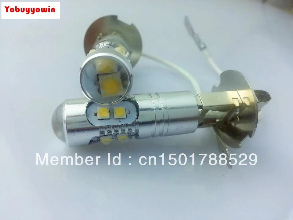 

Free Shipping 850LM Fog lamp car led lighting H3 50W high power led car lamp