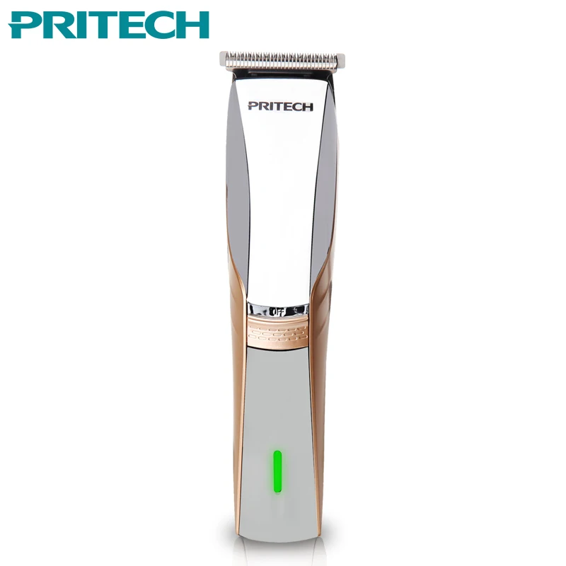 Профессиональный Перезаряжаемые машинка для стрижки волос PRITECH Электрический триммер волос резки Электробритва Бритва Мужчины Борода тример