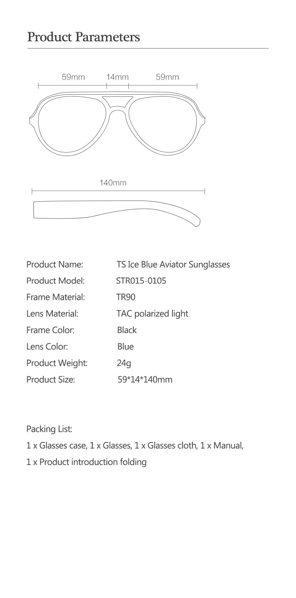 Новинка, Xiaomi Ice Blue, очки TS TAC, Поляризованные, нержавеющая сталь, Авиатор, солнцезащитные очки, линзы, защита от ультрафиолетовых лучей, для путешествий на открытом воздухе, для мужчин и женщин