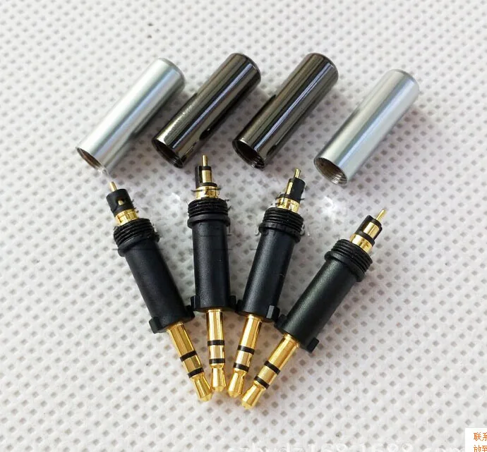 

50pcs 2.5mm 3 pole Stereo Male Repair Jack Plug Audio Connector DIY Solder adapter for HD558 HD518 HD598 HD595 / AKG
